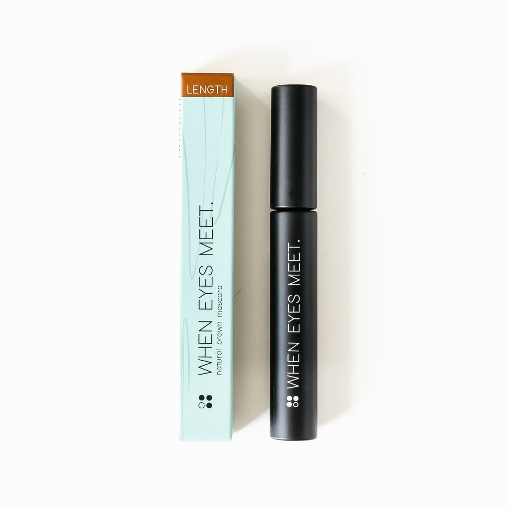 When eyes meet - natural brown mascara